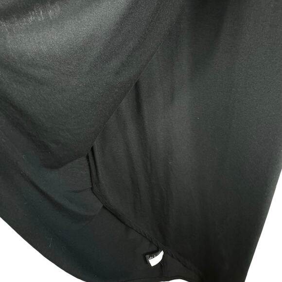 Torrid Black Lightweight Cap Sleeve Round Neck Midi T-Shirt Dress Plus Size 1X - Picture 4 of 7